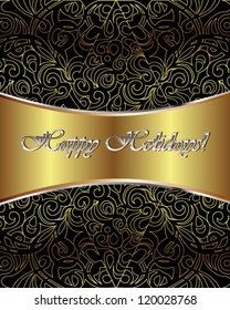 Happy Holidays Vector Card