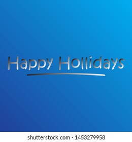 happy hollidays vector design template