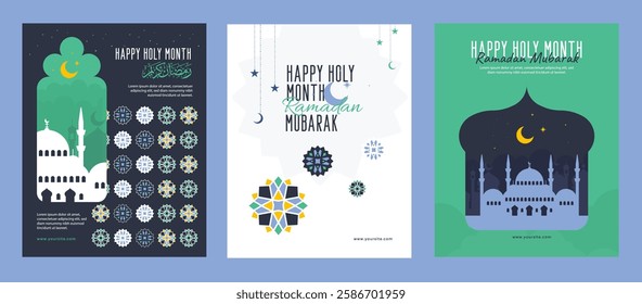 Happy Holy Ramadan Kareem best Wishes Social Media Template