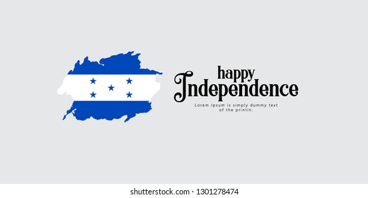 Happy Honduras Independence Day Vector Template Design Illustration