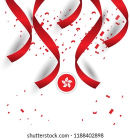 Happy Hong Kong Independence Day Vector Template Design Illustration