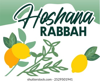 feliz dia de hoshana rabbah para judeus