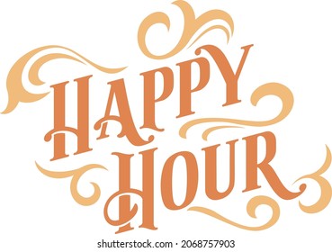 Happy Hour Custom Text Banner
