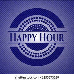 Happy Hour with denim texture