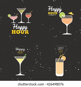 Happy hour labels