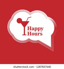 happy hours sign,label. happy hours speech bubble. happy hours tag sign,banner