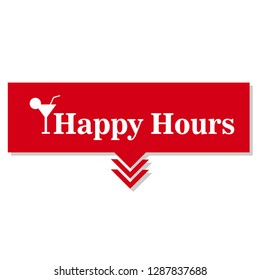 happy hours sign,label. happy hours speech bubble. happy hours tag sign,banner
