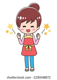 A happy housewife