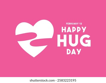 Happy Hug Day. February 12. Eps 10.