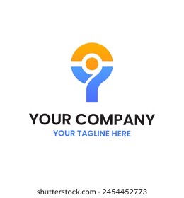 Happy Human Growth Success Logo Vector Abstract Illustration Icon Design Template Element 
