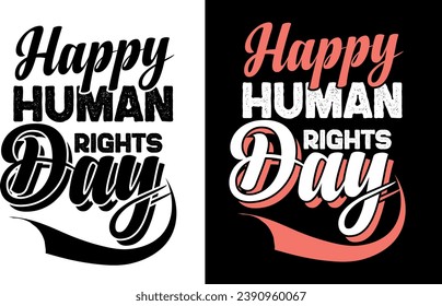 Happy human rights day t shirt design, human, freedom, heart