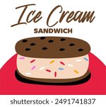happy ice cream sandwich day with delicious ice cream sandwiches