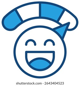 Elemento de ícone feliz para design