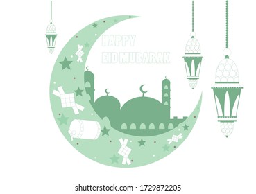 vector mubarak feliz 2020