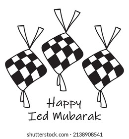 Happy Ied Mubarak Greeting Card
