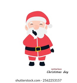 happy illustration santa claus character design