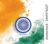Happy Independence Day  15th August, freedom day of India