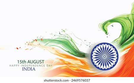 Feliz Día de la Independencia 15 de agosto, día de la libertad de la India