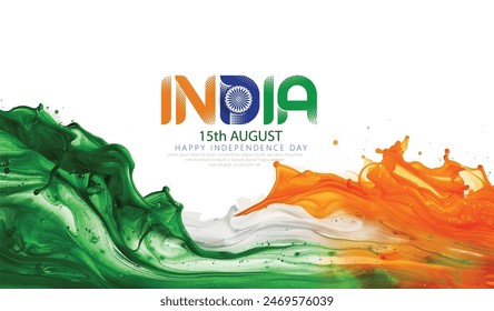 Happy Independence Day  15th August, freedom day of India