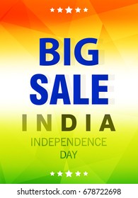 Happy Independence Day, 15th August design background.