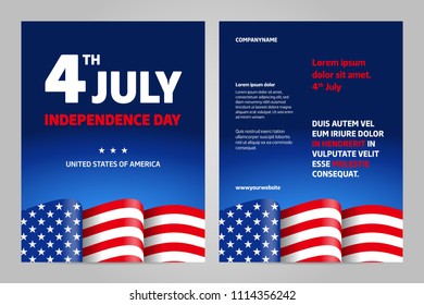 Happy independence day 4 th july, United states of america day. USA