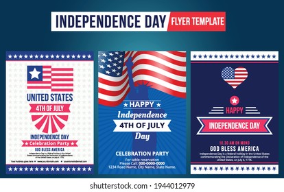 Happy independence day 4 th july, United states of america day. United states of america independence day. 4th july Happy independence day flyer design template. USA symbol, fourth of july Independenc