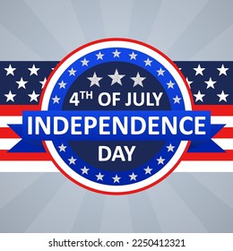 happy independence day 4 th of july in american flag social media social media template instagram post