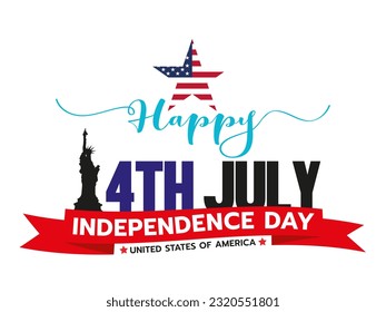 Happy independence day. 4 th july. It is the day celebrate Independence Day, happy holiday