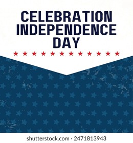  Happy independence day 4 Th July, United states of America day. Social media post Layout design template for independence day social media. 