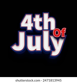  Happy independence day 4 Th July, United states of America day. Social media post Layout design template for independence day social media. 