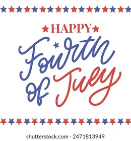  Happy independence day 4 Th July, United states of America day. Social media post Layout design template for independence day social media. 