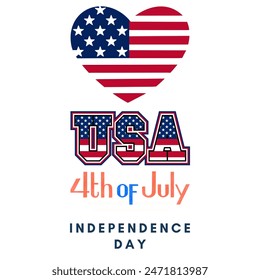  Happy independence day 4 Th July, United states of America day. Social media post Layout design template for independence day social media. 