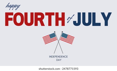 Happy Independence Day 4. Juli, United States of America Day. Social Media Post Layout Design Vorlage für Unabhängigkeitstag Social Media. 