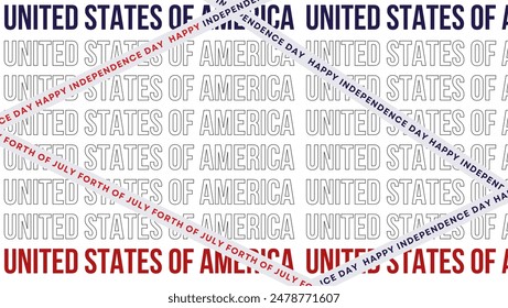 Happy independence day 4 Th July, United states of America day. Social media post Layout design template for independence day social media. 