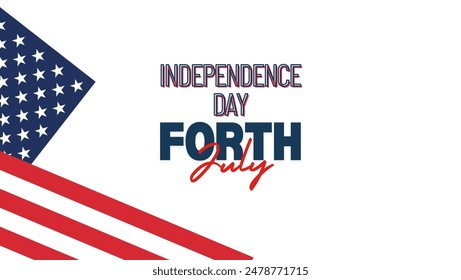 Happy Independence Day 4. Juli, United States of America Day. Social Media Post Layout Design Vorlage für Unabhängigkeitstag Social Media. 