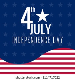 Happy independence day. 4th of July