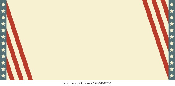 happy independence day 4th of july with american flag background for banner