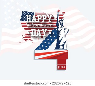 Happy Independence Day, 4th, July, national, freedom 