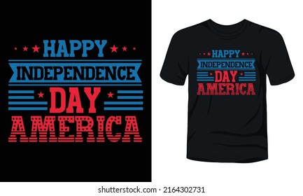 Happy independence day America t-shirt design