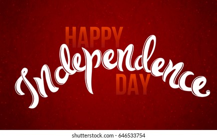 Happy Independence Day of America. Vector illustration.