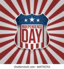 Happy Independence Day American Banner