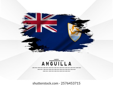 Happy Independence Day Anguilla, Anguilla flag