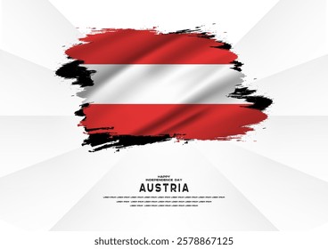 Happy Independence Day, Austria, Austria flag