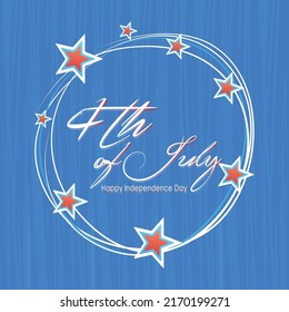 Happy independence day background. National American holiday illustration. fourth of July vector greeting card, banner, holding etc.