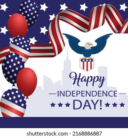 Happy Independence day background poster