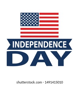 happy independence day background with some special object, vector illustration design