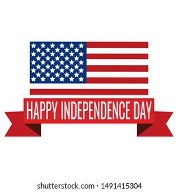 happy independence day background with some special object, vector illustration design