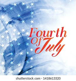 Happy independence day background.National American  holiday illustration. fourth of July vector greeting card,