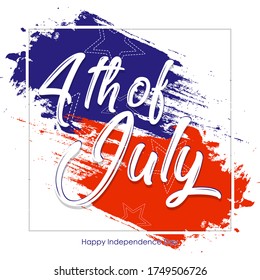 Happy independence day background.National American holiday illustration. fourth of July banner, poster.