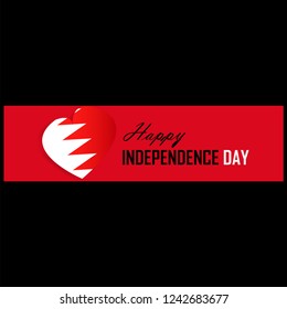 happy independence day bahrain. bahrain independence day. design template. vector eps 10